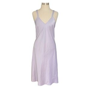 Cabernet lavender slip dress